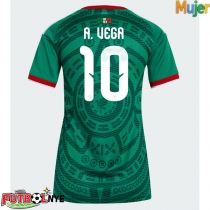 Camiseta México Alexis Vega #10 Primera Equipación para mujer Mundial 2026 manga corta